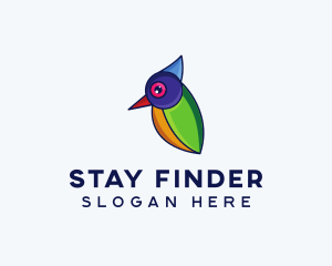 Colorful Wild Bird logo