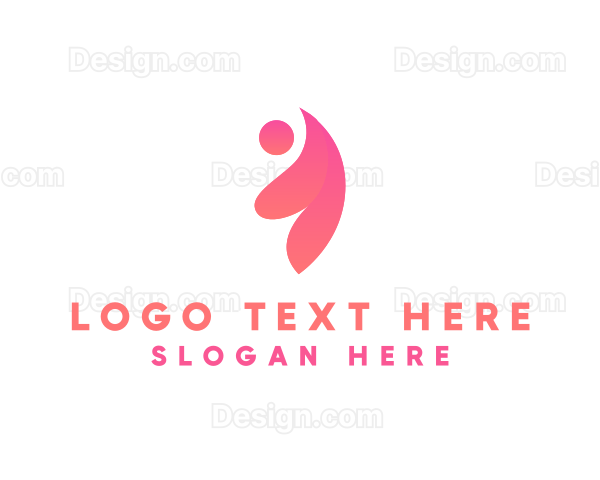 Organic Floral Human Logo