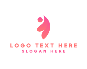 Organic Floral Human  logo