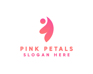 Organic Floral Human  logo design