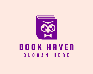 Owl Library Book logo