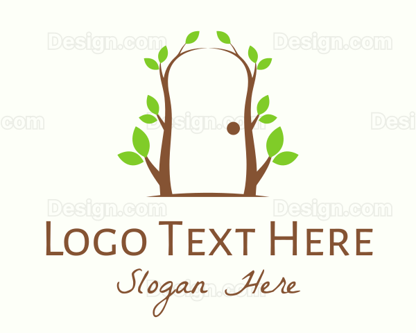 Botanical Tree Door Logo