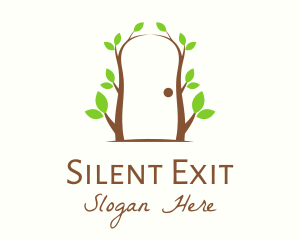 Botanical Tree Door  logo design