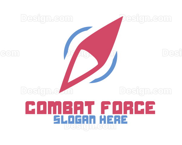 Red Compass Needle Logo