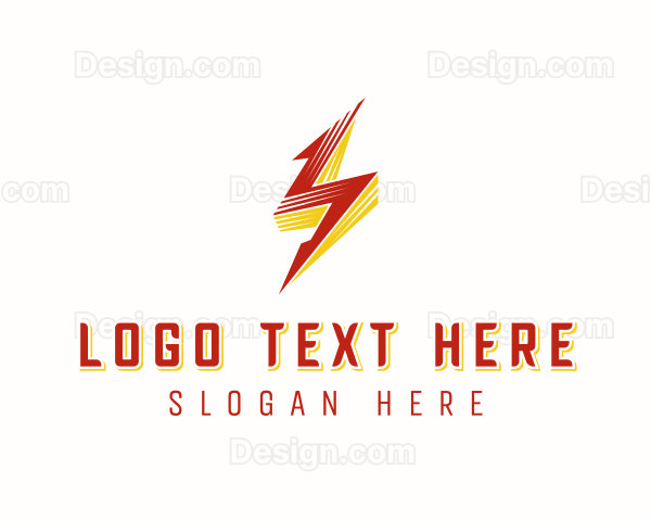 Lightning Bolt Power Logo