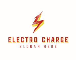 Lightning Bolt Power logo design