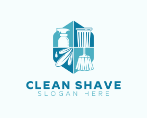 Janitorial Cleaning Chores logo design