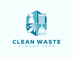 Janitorial Cleaning Chores logo design