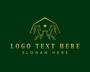 Equestrian Horse Ranch logo