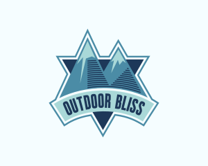 Mountain Summit Peak logo design