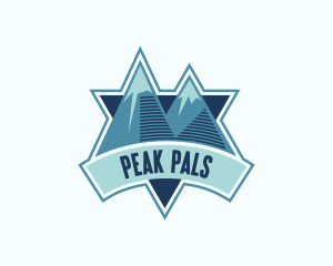 Mountain Summit Peak logo design