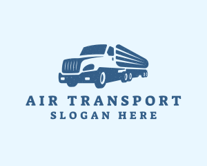 Cargo Shipping Truck logo design