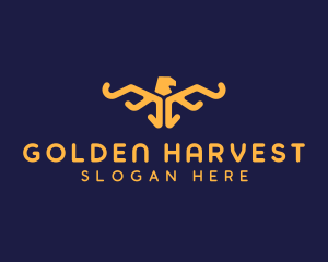 Golden Hawk Wings logo design