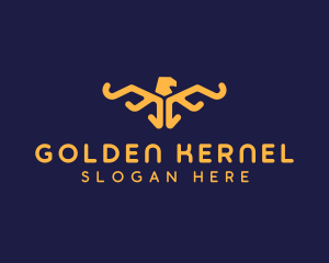 Golden Hawk Wings logo design