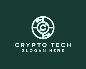 Cryptocurrency Digital Currency logo design