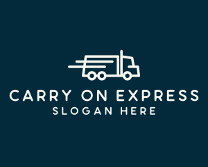 Express Service Truck logo design