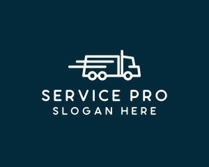 Express Service Truck logo design