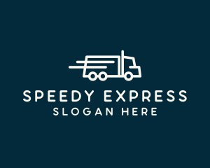 Express Service Truck logo design