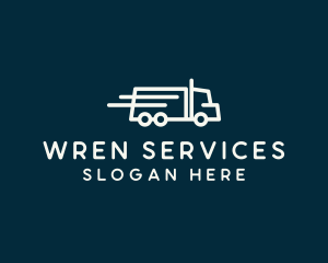 Express Service Truck logo design