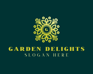 Ornamental Flower Garden logo design