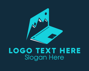 Travel Blog Laptop Logo