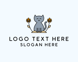 Cat Flower Garden logo