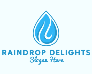 Water Rain Drop logo