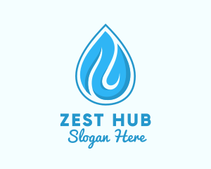 Water Rain Drop logo