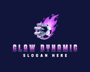 Soccer Football Claw logo