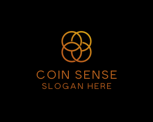 Generic Gold Circles logo design