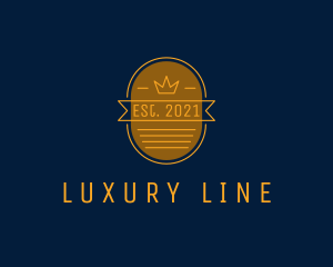 Luxury Royal Crown logo design