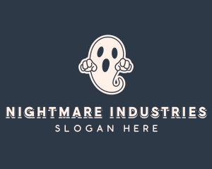 Scary Halloween Ghost logo