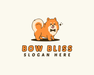 Pomeranian Pet Dog logo design