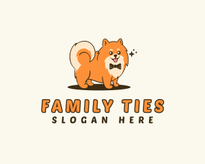 Pomeranian Pet Dog logo design