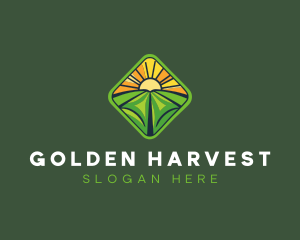 Farm Field Agriculture logo design