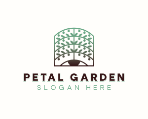 Botanical Planting Eco logo design