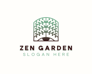 Botanical Planting Eco logo design