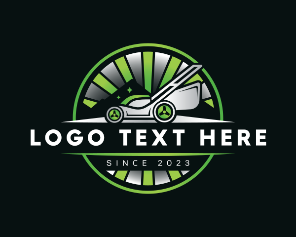 Mower logo example 4