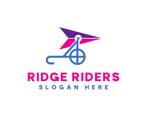 Aviation Glider Flying logo design