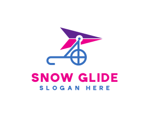 Aviation Glider Flying logo design