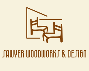 Chair Furniture Woodwork  logo design