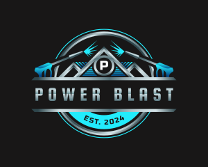 Power Washing Maintenance logo design