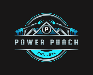 Power Washing Maintenance logo design