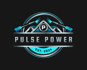 Power Washing Maintenance logo design