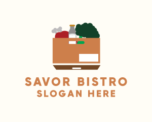 Supermarket Food Box  logo