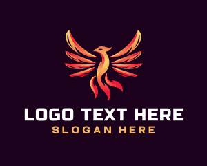 Phoenix Mythical Bird logo