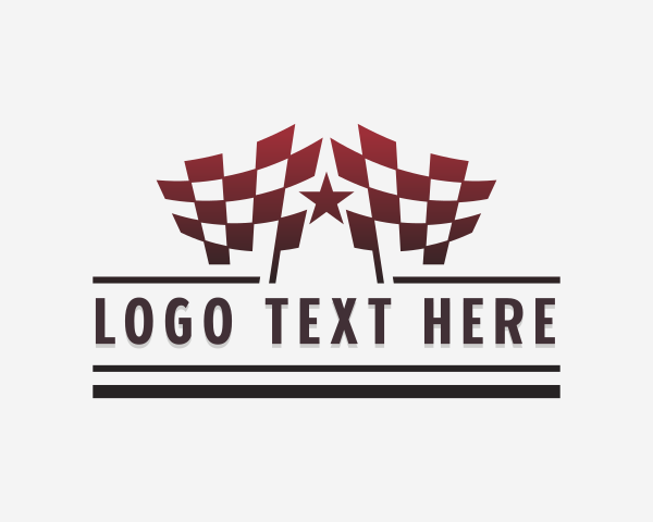 Chequered logo example 3