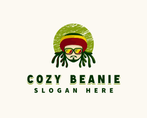 Jamaican Rastafarian Reggae logo design