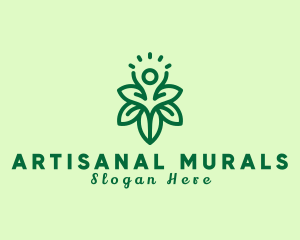 Floral Human Nature logo design