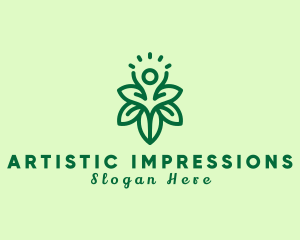 Floral Human Nature logo design